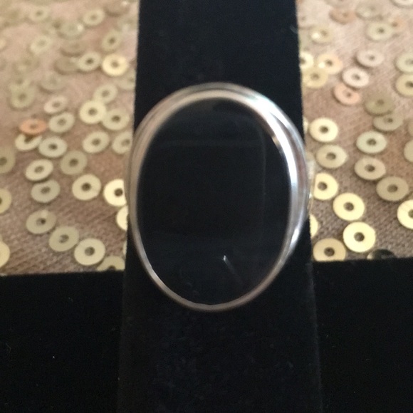COPY - Black Onyx Sterling Ring - Picture 2 of 2